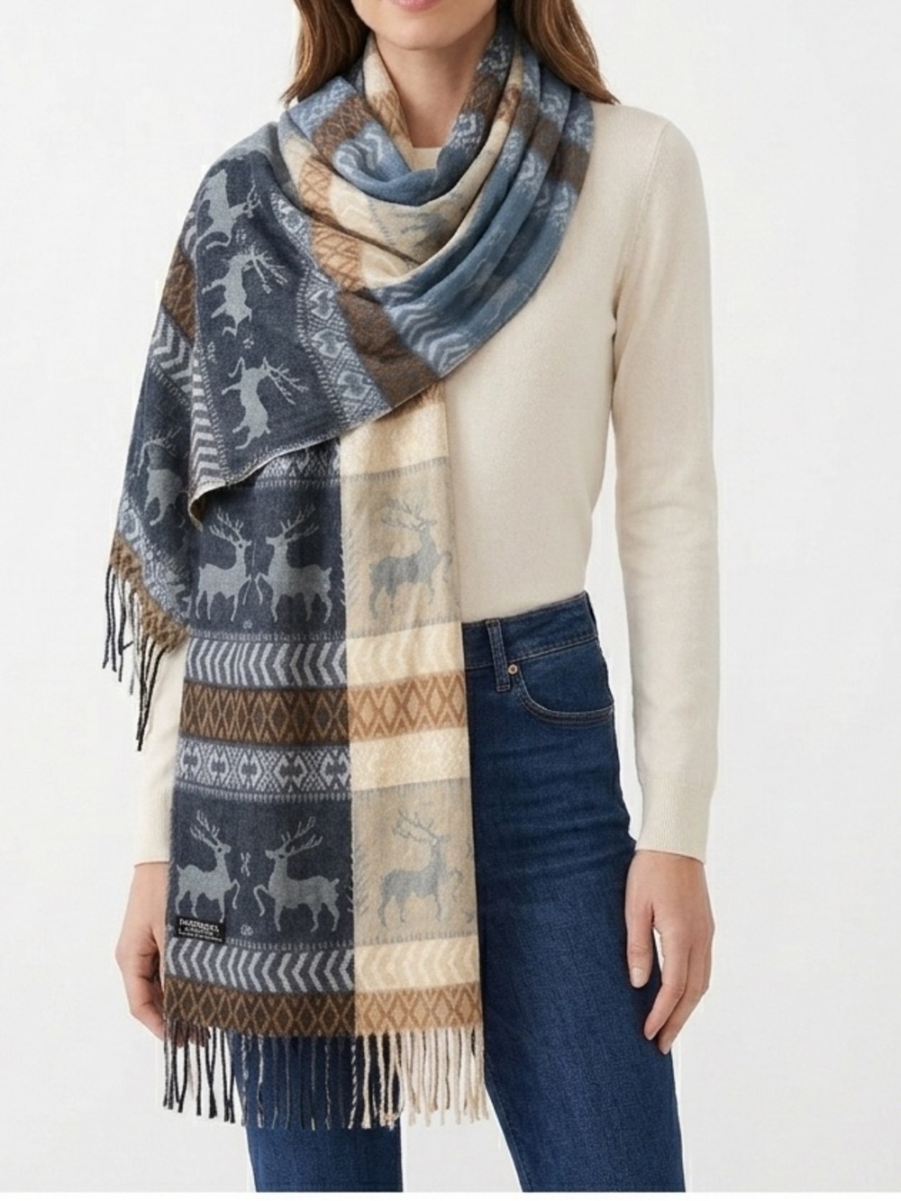 100% Pashmina Shawl Scarf